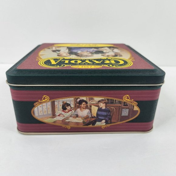 Vintage 1994 Crayola Crayon Tin Collectible Binney & Smith USA Container Box - Picture 4 of 7